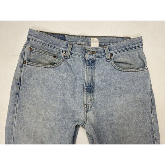 VINTAGE Levi's 505 Denim Jeans Men Size 32 X 29 Blue Tag Size 34 x 30 - Picture 3 of 9